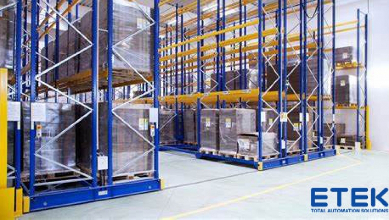 Hệ thống kho thông minh với Mobile pallet racking